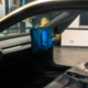 An autonomous taxi.
