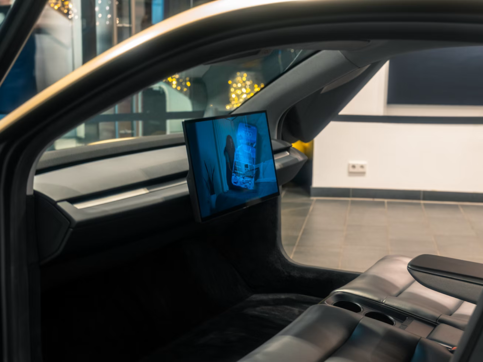An autonomous taxi.